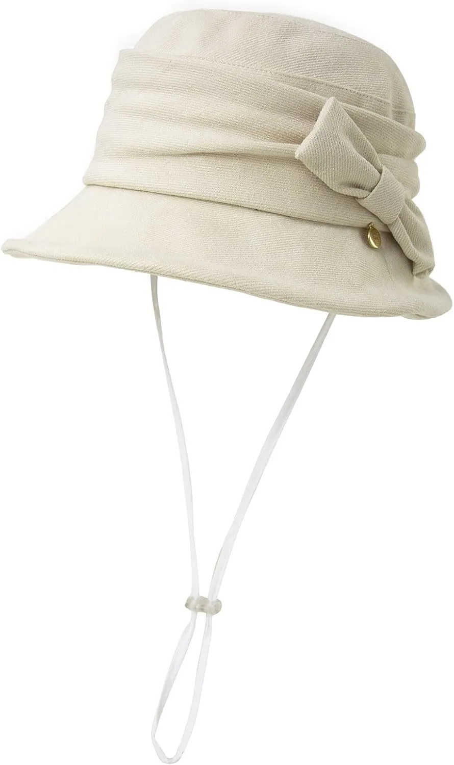 1920S Vintage Cloche Bucket Hat Packable Ladies Church Derby Party Fashion Floopy Winter 55-64CM