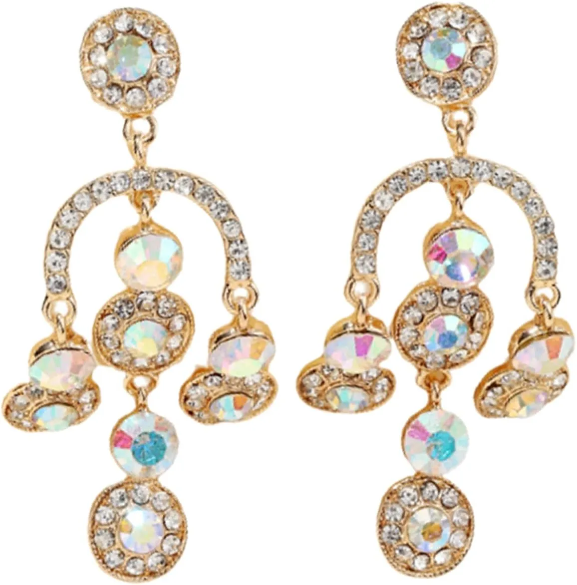1pair Chic Rhinestone Chandelier Earrings for Weddings Parties and Special Occasions Elegant for Brides and Fashion Comfortable Lightweight Jewelry