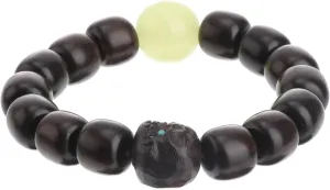 1pc Ebony Bracelet Buddhist Beads Pendant Wooden Bracelets Buddhist Beads Bracelets Buddhist Beads