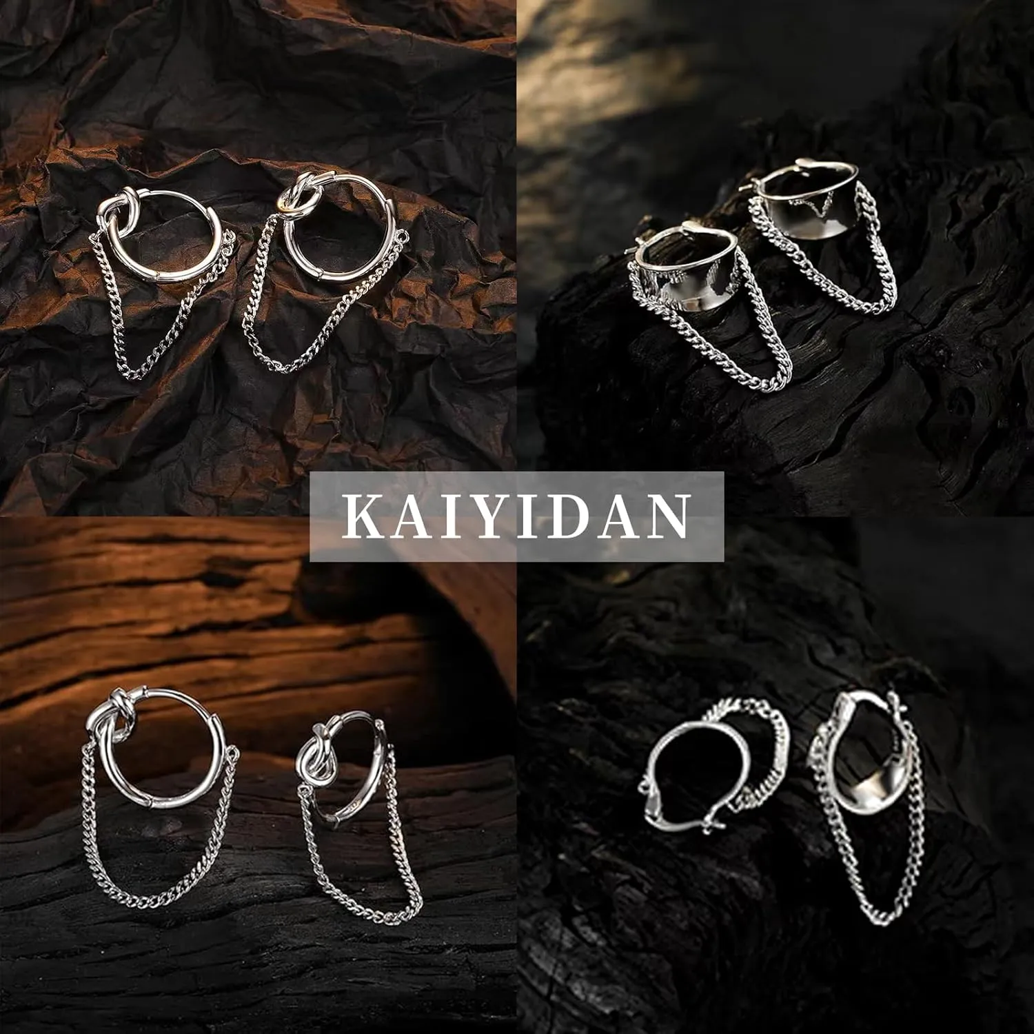 2 Pairs Gold/Silver Hoop Earrings For Women Men Set Trendy,18K Gold Plated Big/Large/Small/thin/Thick/ Chunky Zircon Huggie Hoop Earings,Western Turquoise Gemstone Dangle Hoops,Oval Twisted Statement CZ Geometric Drop Hoops,Fashion Jewelry Gift.