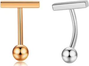 316L Surgical Steel Belly Button Rings Barbell Navel Rings Belly Rings Belly Piercing for Women