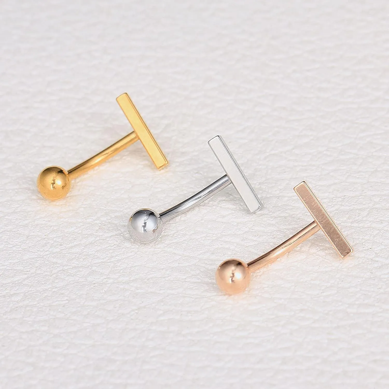 316L Surgical Steel Belly Button Rings Barbell Navel Rings Belly Rings Belly Piercing for Women