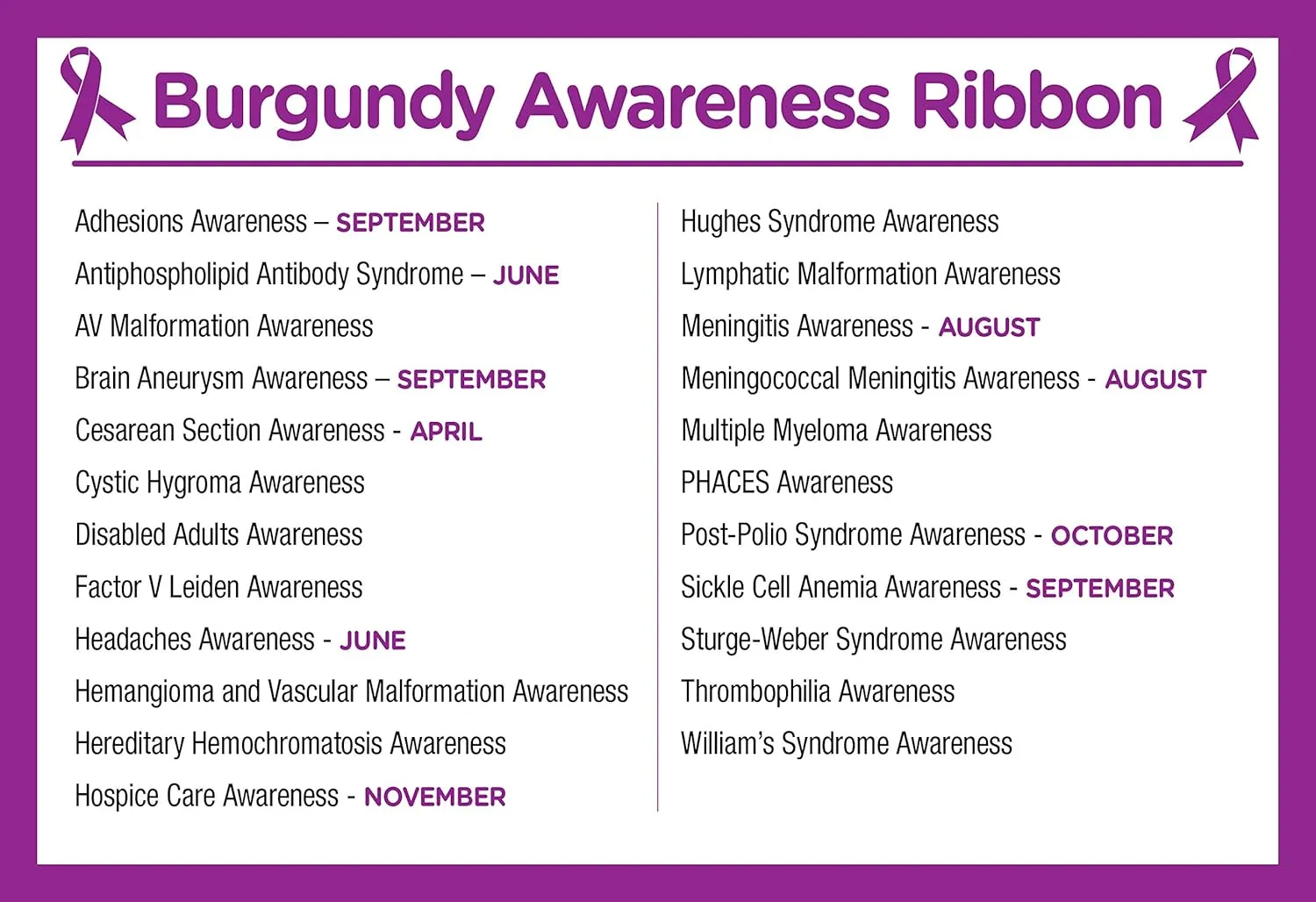 50 Pack Burgundy Awareness Bracelets  Burgundy Ribbon Cancer Awareness Silicone Bracelets for Adults