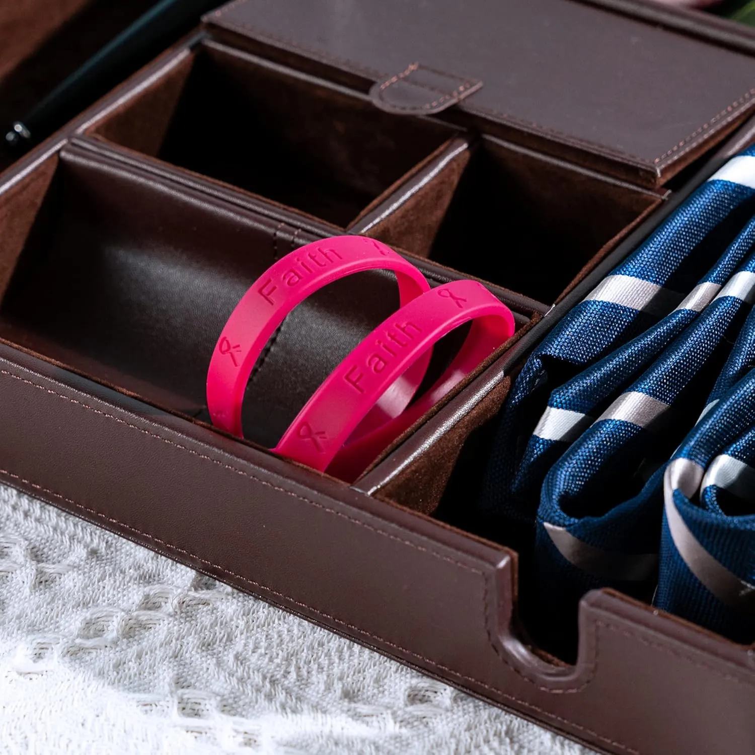 50 Pack Burgundy Awareness Bracelets  Burgundy Ribbon Cancer Awareness Silicone Bracelets for Adults