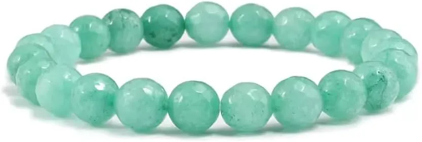 8mm Men Natural Stone Bracelets Beads Handmade Strand Bracelets Women Elastic Prayer Buddha Bangles