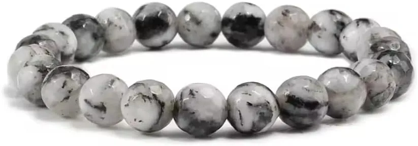 8mm Men Natural Stone Bracelets Beads Handmade Strand Bracelets Women Elastic Prayer Buddha Bangles