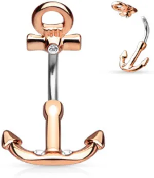Anchor WildKlass Navel Ring 316L Surgical Steel (Sold by Piece)