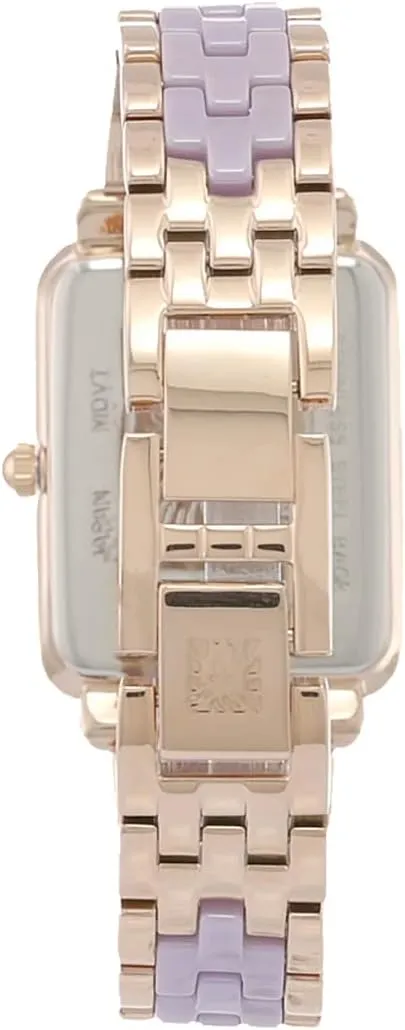Anne Klein Women's Genuine Diamond Dial Ceramic Bracelet Watch