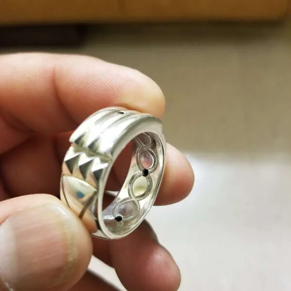 Atlantis - Ring with a symbolic engraving