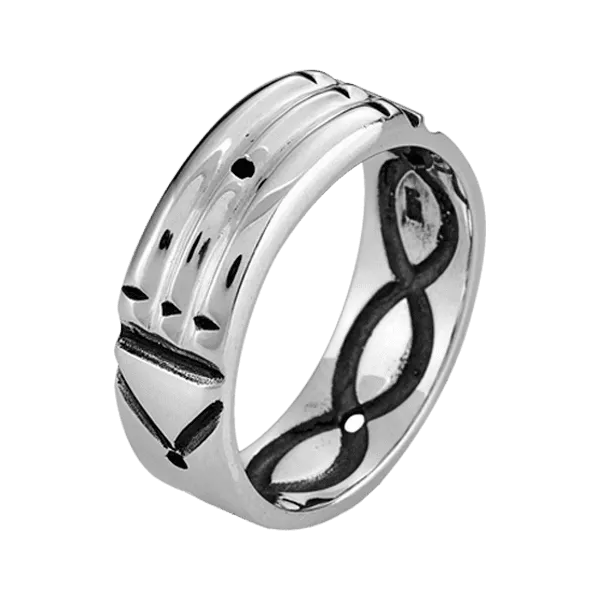 Atlantis - Ring with a symbolic engraving
