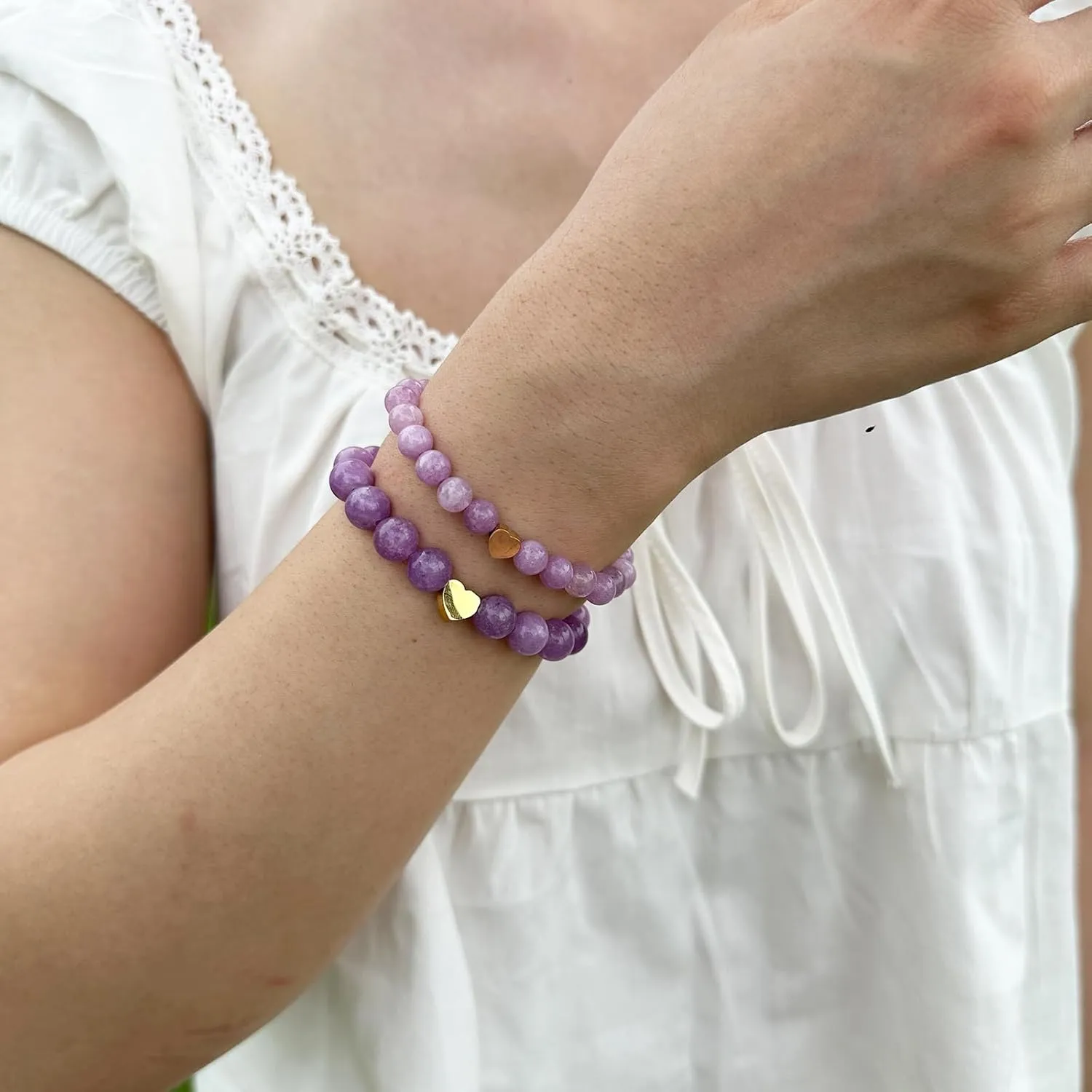 Back to School Bracelets Matching Heart Mother Daughter Bracelets First Day of School Gifts