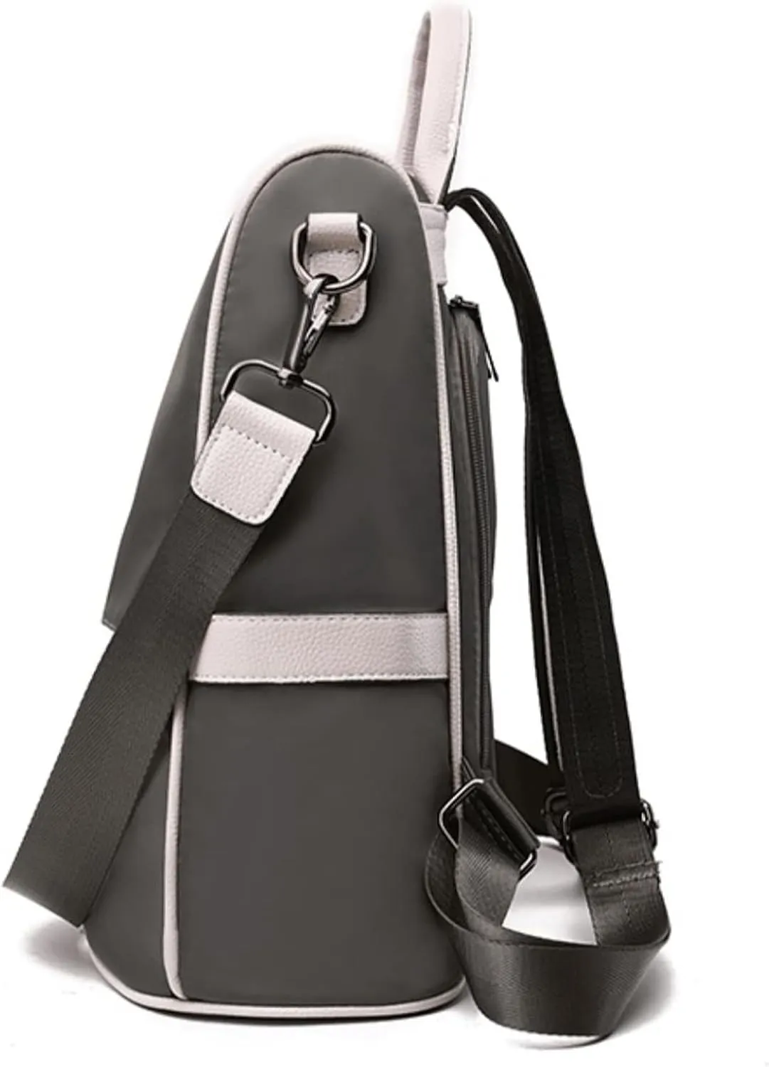 Backpack for women Purse Fashion Leather Designer Travel Large Ladies Shoulder Bags with Tassel (Black)