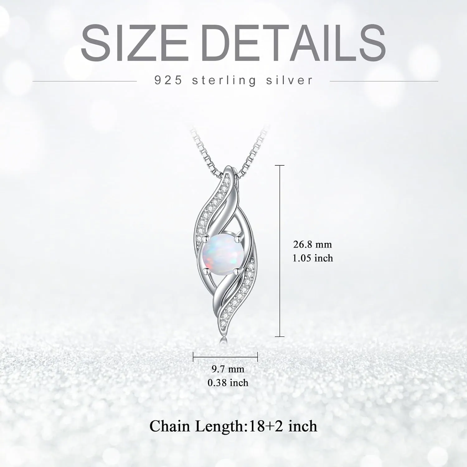 Birthstone Infinity Necklace for Women S925 Sterling Silver Infinity Love Jewelry Birthday Gifts for Her