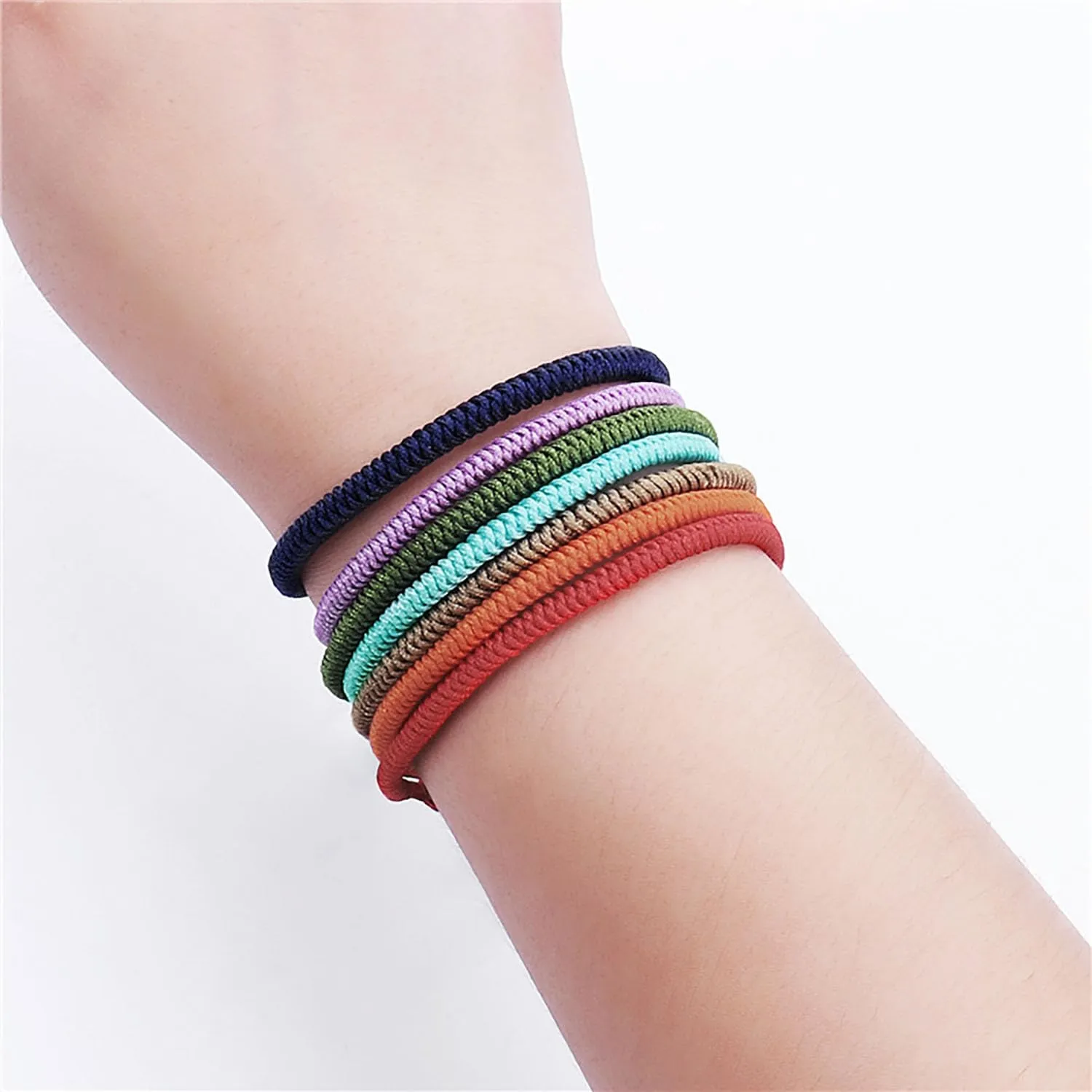 Blue Friendship Bracelet Stylish Blue Bracelets for Women Uniquely Crafted Woven Rope Bracelet