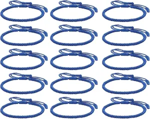 Blue Friendship Bracelets, Blue Rope Knots Friendship Bracelet, Blue Bracelets for Men Women