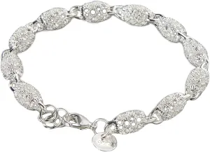 Bracelets 925 Sterling Silver Bracelets Fashion Vintage Couples Hollow Wavy Design, Party Jewelry Bangle
