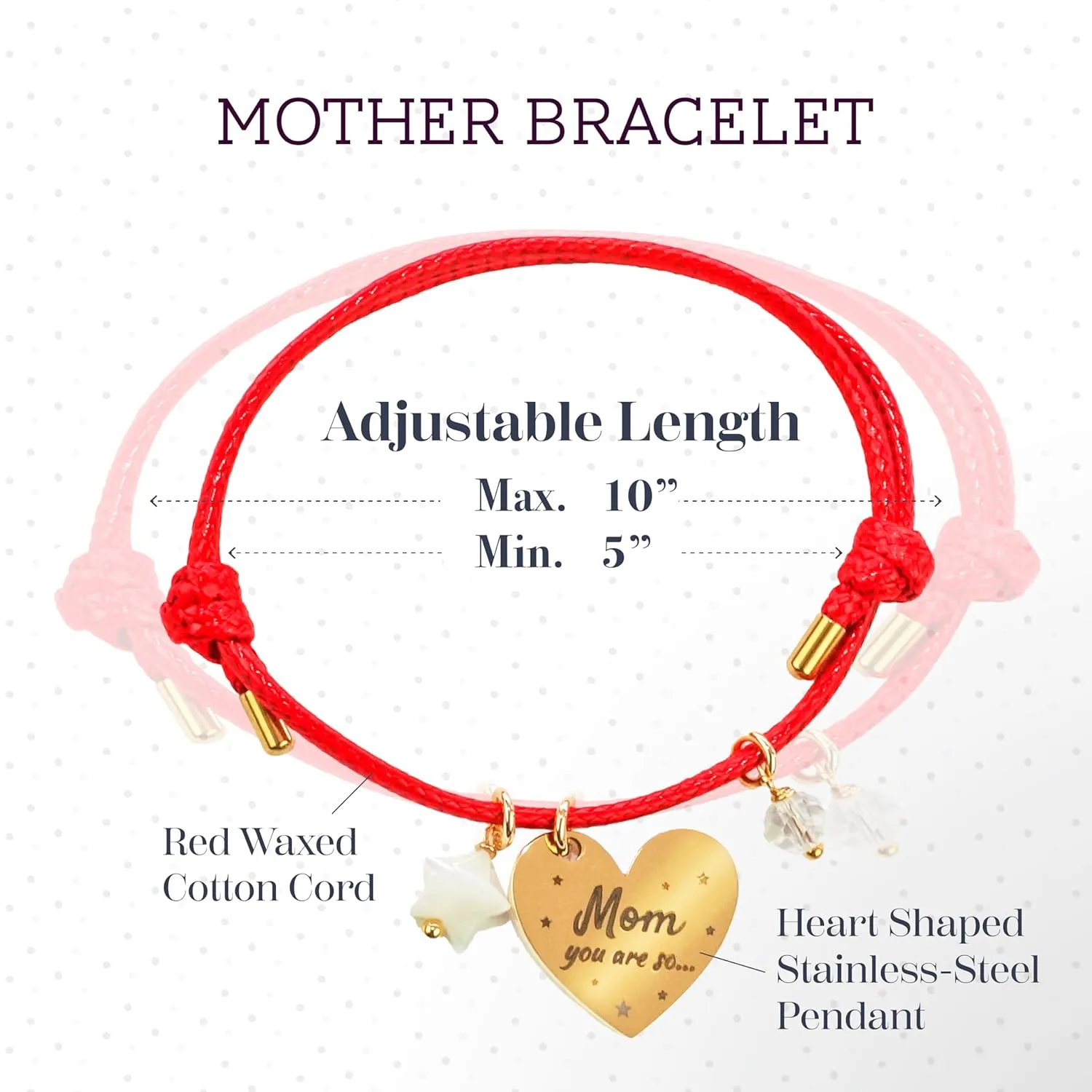 Bracelets for women trendy | aesthetic bracelets | pulseras para mujer | mom and daughter bracelets | motivational bracelets | knot bracelet mama bracelets for women friendship bracelet by Burgundy