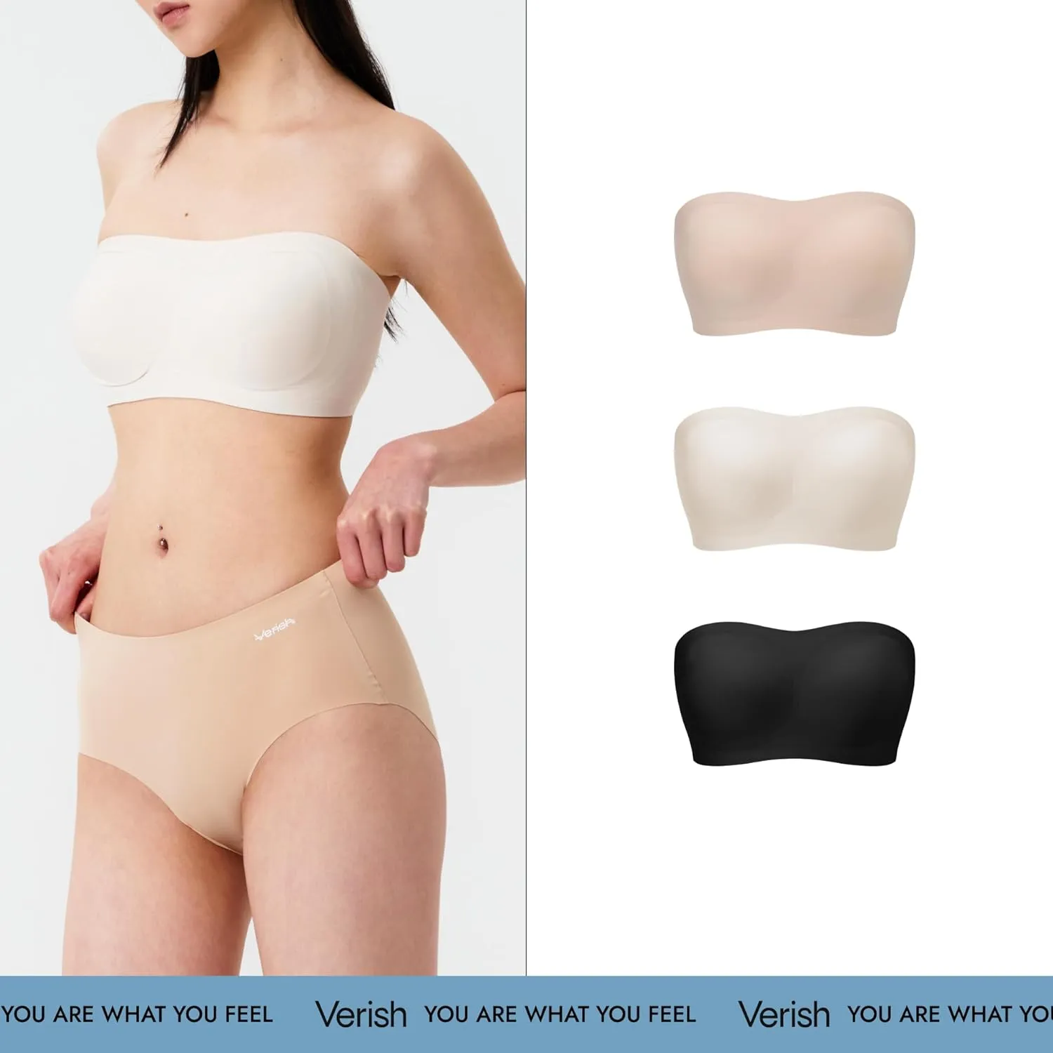 Bras for Women Cool FIT Bra Off Shoulder 2.0 Comfortable Seamless Strapless Bras
