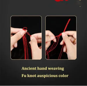 Buddhist Prayer Bead Bracelet,Buddha Meditation Beads Bangle,Handmade Weave Tibetan Buddhist Bracelets Men Women Woven Knots Bracelets Lucky Red String Bracelets for Protection ( Color : Brown , Size