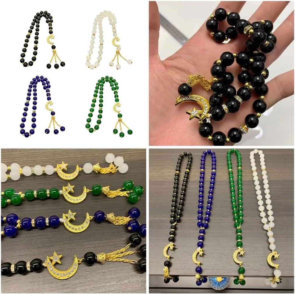 Catholic Glass Bead Rosary Bracelets Elegant and Unique Religious Chain Prayer Jewelry for Womens Baptisms