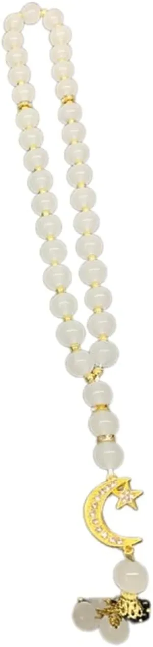 Catholic Glass Bead Rosary Bracelets Elegant and Unique Religious Chain Prayer Jewelry for Womens Baptisms