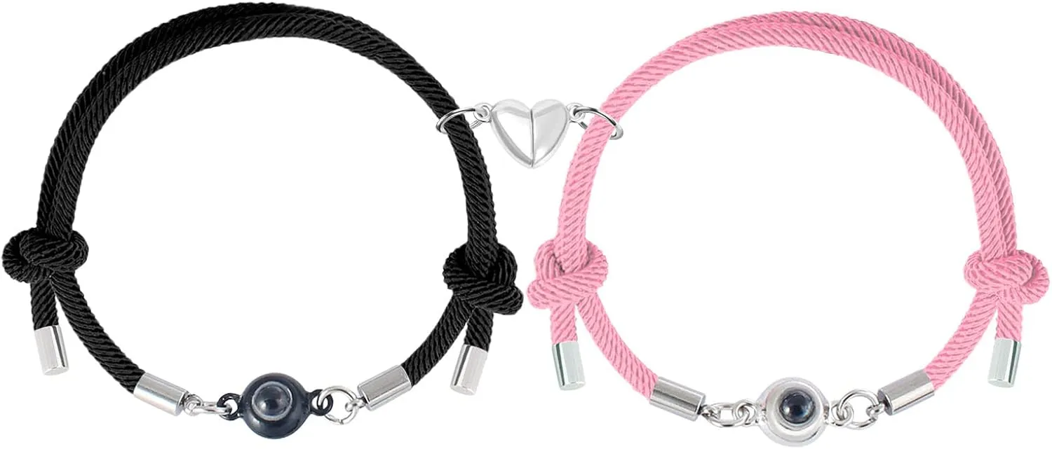 Couples Bracelets Matching Bracelets for Couples Jewelry Gifts for Girlfriend Boyfriend Best Friend Love Bracelet for Women Men Friendship Bracelets Birthday Christmas Gift