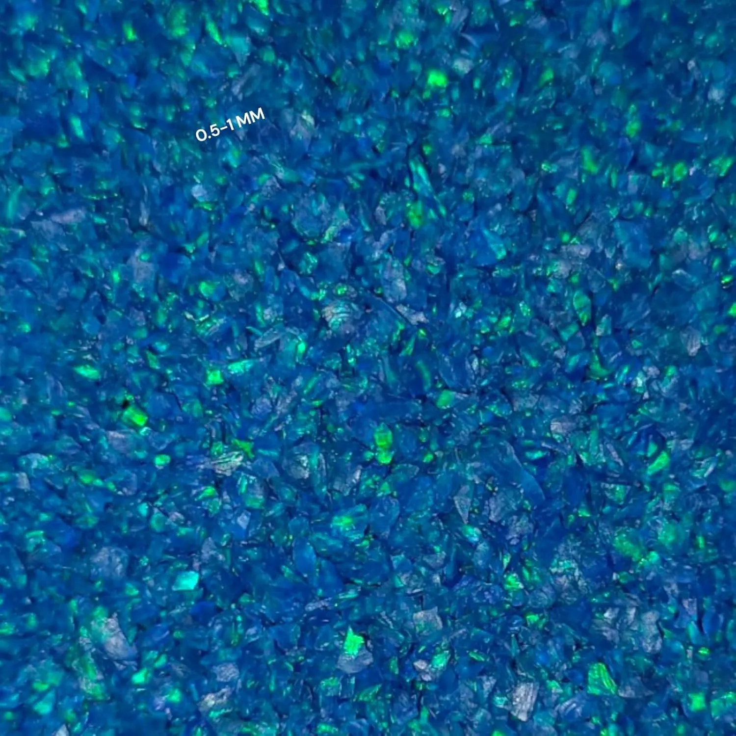 Crushed Blue Opal Coarse Gemstone Powder for Rings, Woodwork Inlay, Jewelry & More
