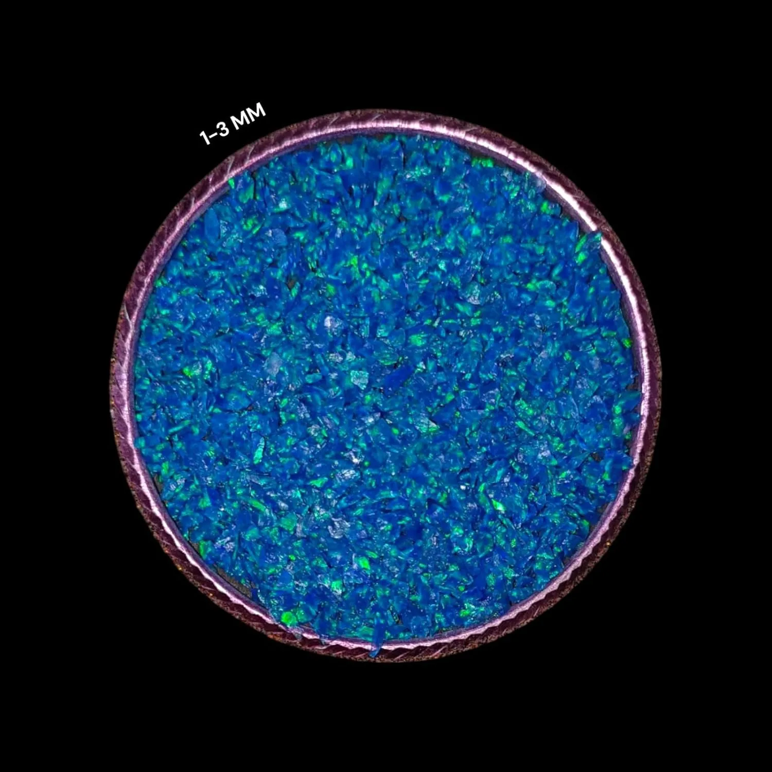 Crushed Blue Opal Coarse Gemstone Powder for Rings, Woodwork Inlay, Jewelry & More