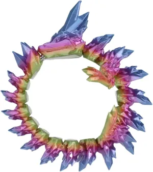 Crystal Dragon Charm Bracelets For Women Men - 3D Printed Bracelets - Cool Unique Hand Chain