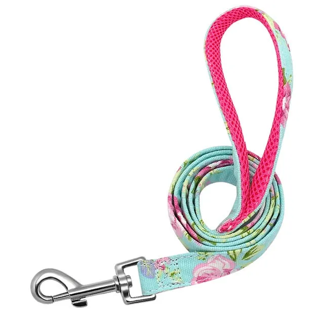 Custom Nylon Tag Collar for  Cat, Puppy and Dog. Leash Personalized. Pet Nameplate ID Collars Adjustable