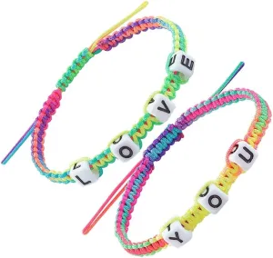 DATOA Best Friend Bracelets Handmade Braided Rope Adjustable Friendship Bracelets Mutual Attraction Bracelet Gift