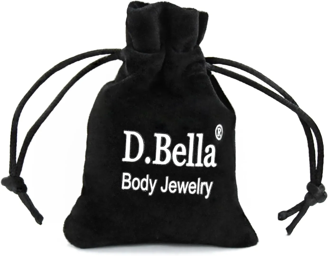 D.Bella 18G Nose Rings for Women Nose Rings Studs Stainless Steel L-Shaped Nose Studs Screw Nose Piercing Jewelry