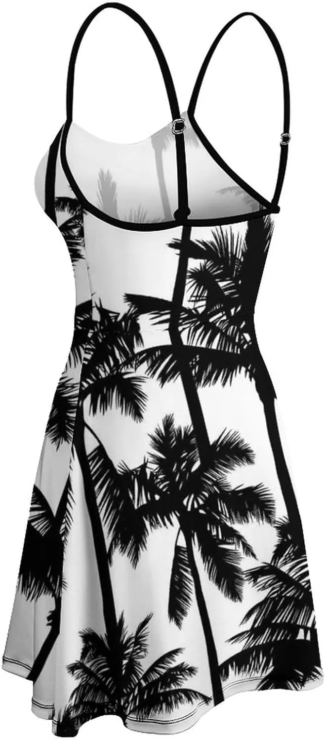 Donnapink Women's Camisole Dresses, Women's Basic Dresses Sling Sleeveless Dresses S-2XL