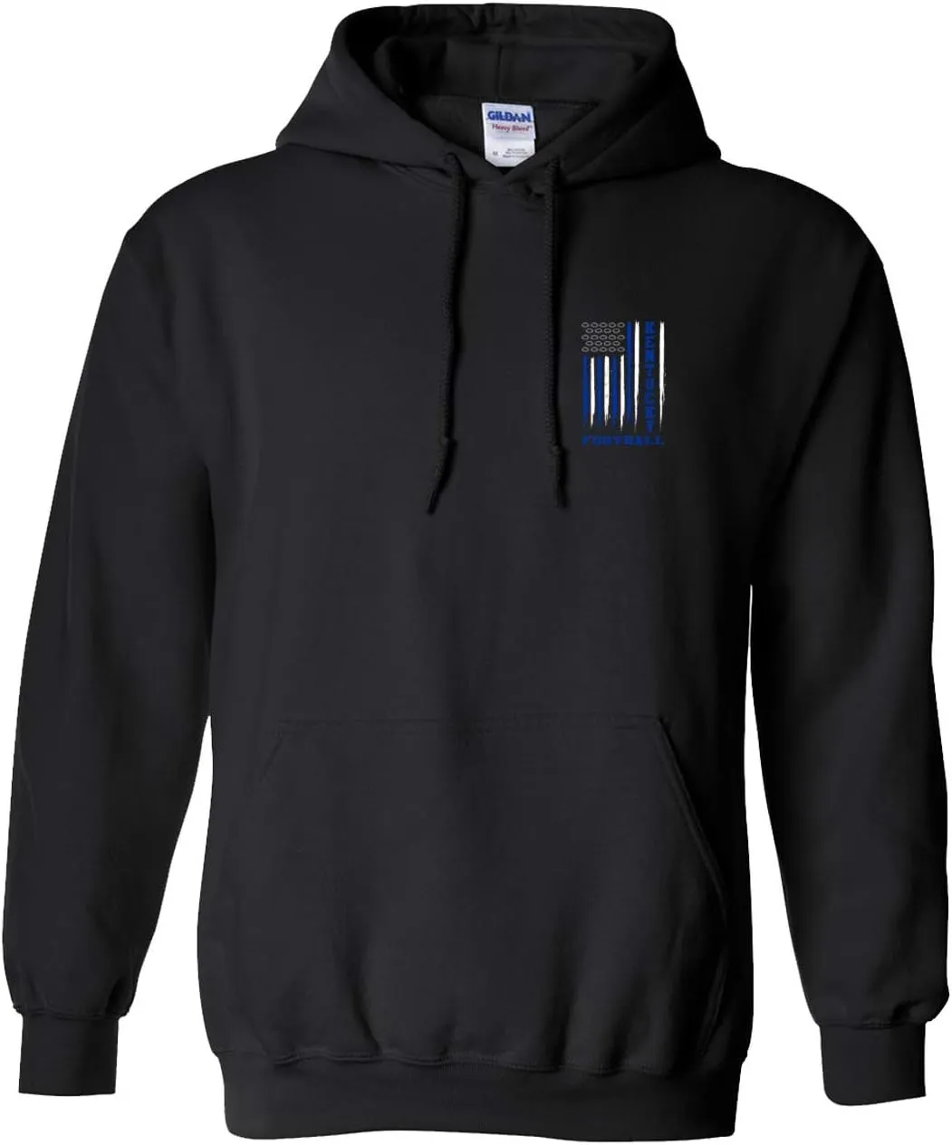 Football Team Color American Flag Unisex Hooded Sweatshirt