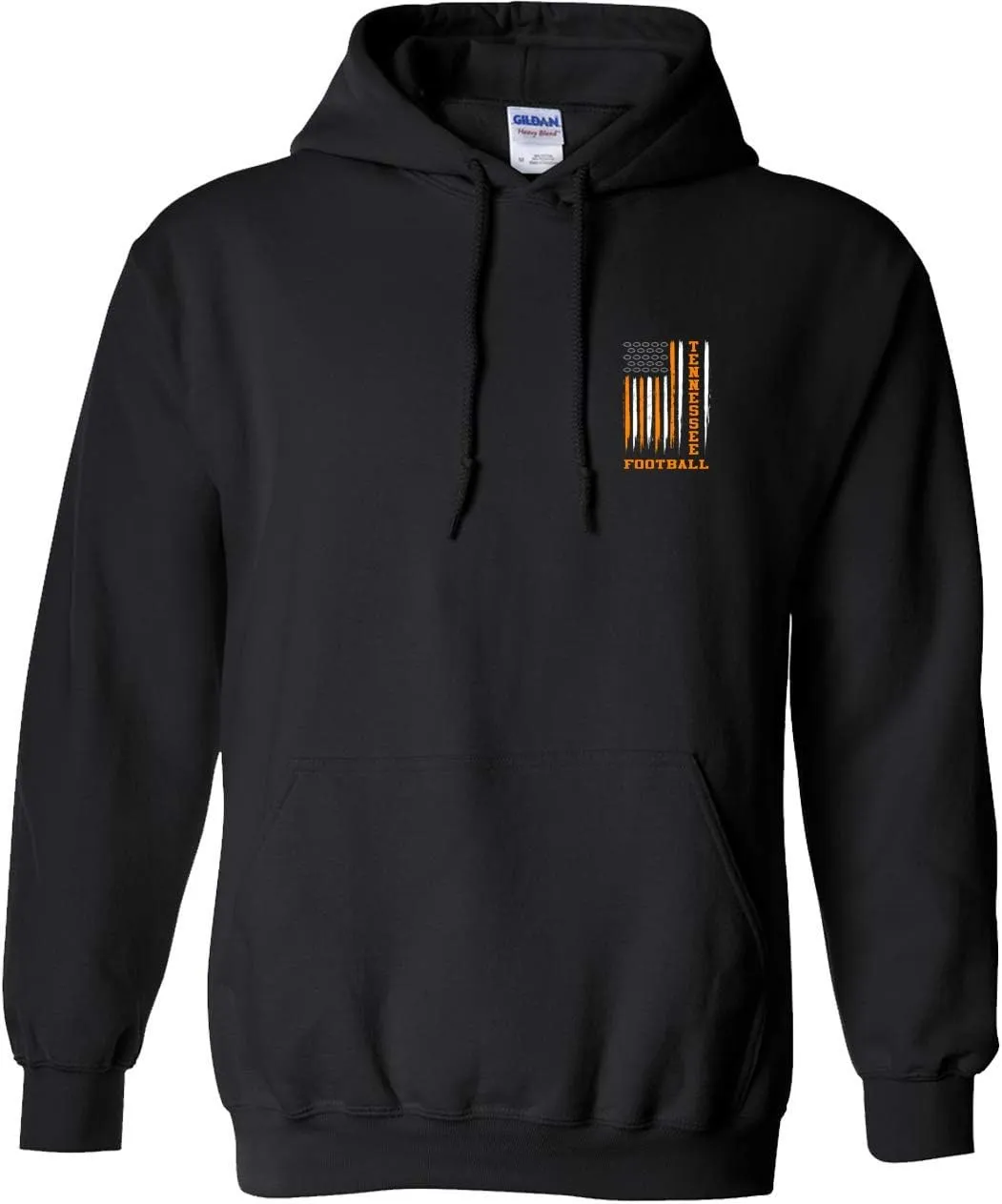 Football Team Color American Flag Unisex Hooded Sweatshirt