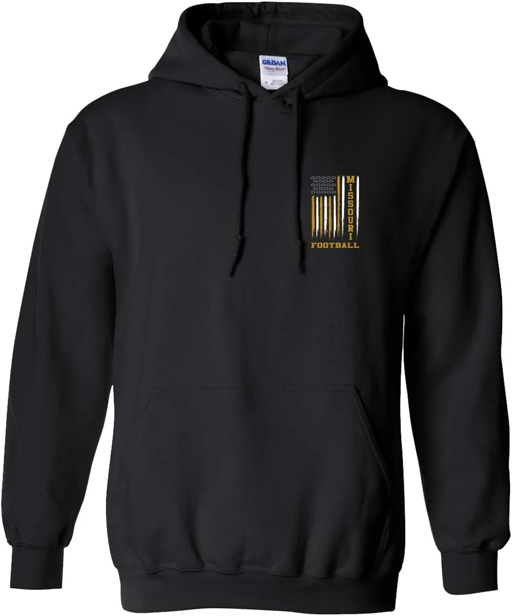 Football Team Color American Flag Unisex Hooded Sweatshirt