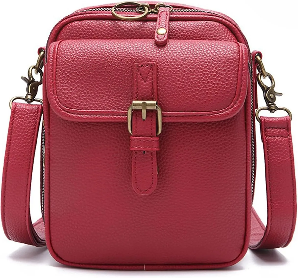Forcipower Crossbody Leather Bag, Collaboraten1 Crossbody Leather Bag, Large Capacity, Shoulder Bags for Women Travel