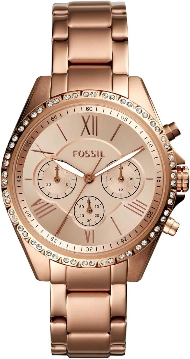 Fossil Women's Modern Courier Stainless Steel Chronograph Dress Quartz Watch