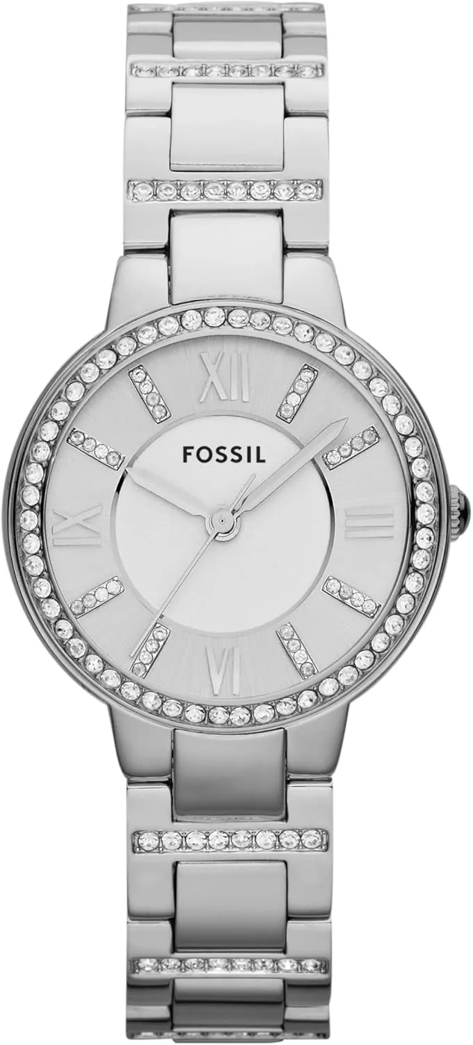 Fossil Women's Virginia Quartz Stainless Steel Three-Hand Watch
