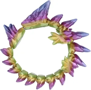Gemstone Dragon Charm Bracelets For Women Men - 3D Printed Bracelets - Cool Unique Hand Chain