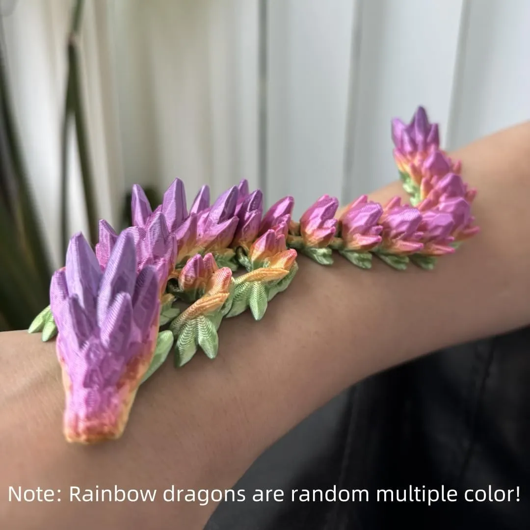 Gemstone Dragon Charm Bracelets For Women Men - 3D Printed Bracelets - Cool Unique Hand Chain