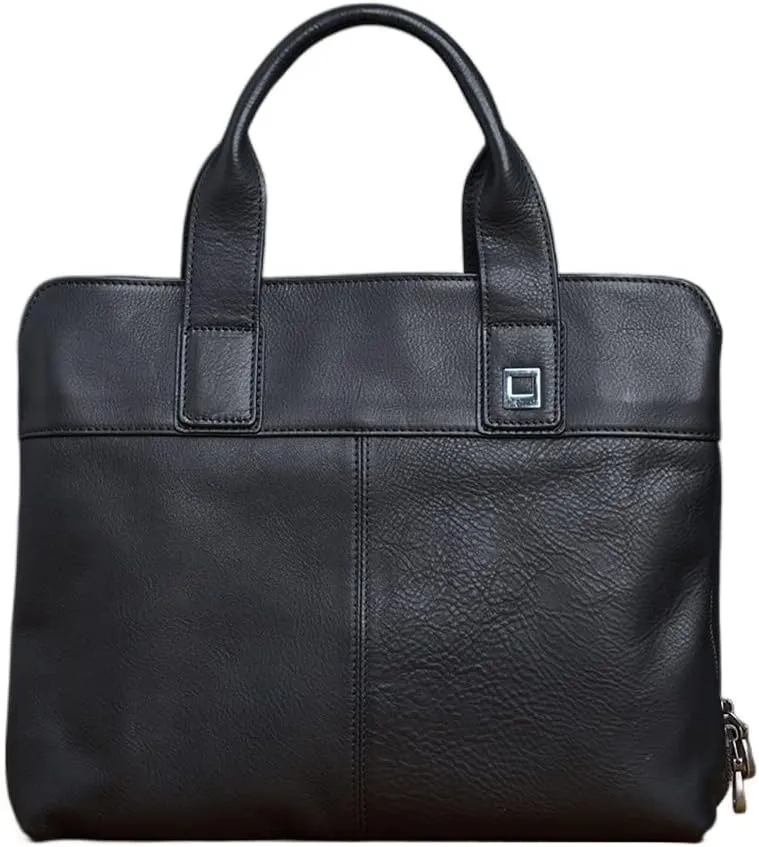 Genuine Leather Briefcase Men Bag Business Handbag Male 14inch Laptop Shoulder Bags Tote Men Briefcase
