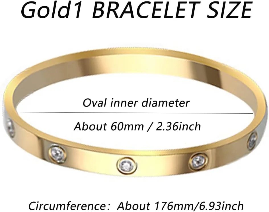 Gold Bangle Bracelets Rings Cuff Bangles Bracelets for Women