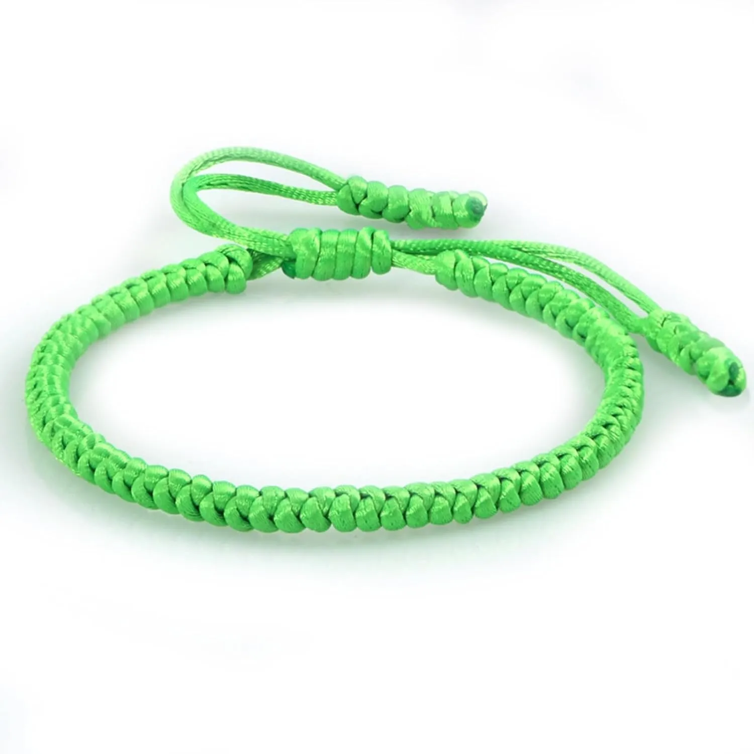 Hand-Knitted 2PC Lucky String Bracelet Adjustable Tibetan Buddhist Prayer Yoga Mala Bracelets Kabbalah Protection Couple Jewelry