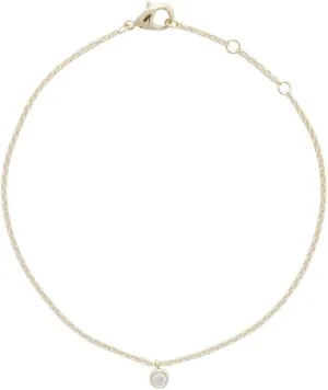 Honeycat Crystal Solitaire Bracelet in Gold, Rose Gold, or Silver | Minimalist, Delicate Jewelry