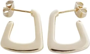 HONEYCAT Thick Demi Hoops in Gold, Rose Gold, or Silver | Minimalist, Delicate Jewelry