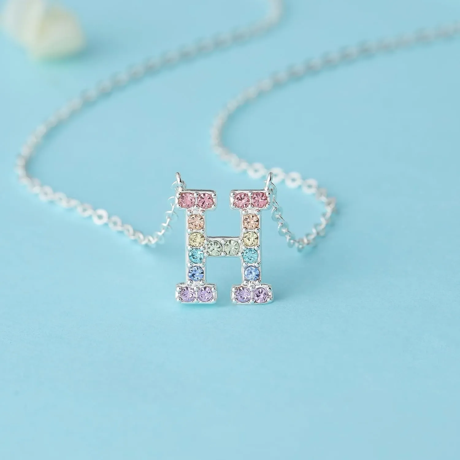 Initial Letter Necklaces for Women,Alphabet Angel Number Baseball Birthstone Pendant Necklace Jewelry Gifts for Women