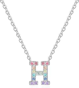 Initial Letter Necklaces for Women,Alphabet Angel Number Baseball Birthstone Pendant Necklace Jewelry Gifts for Women