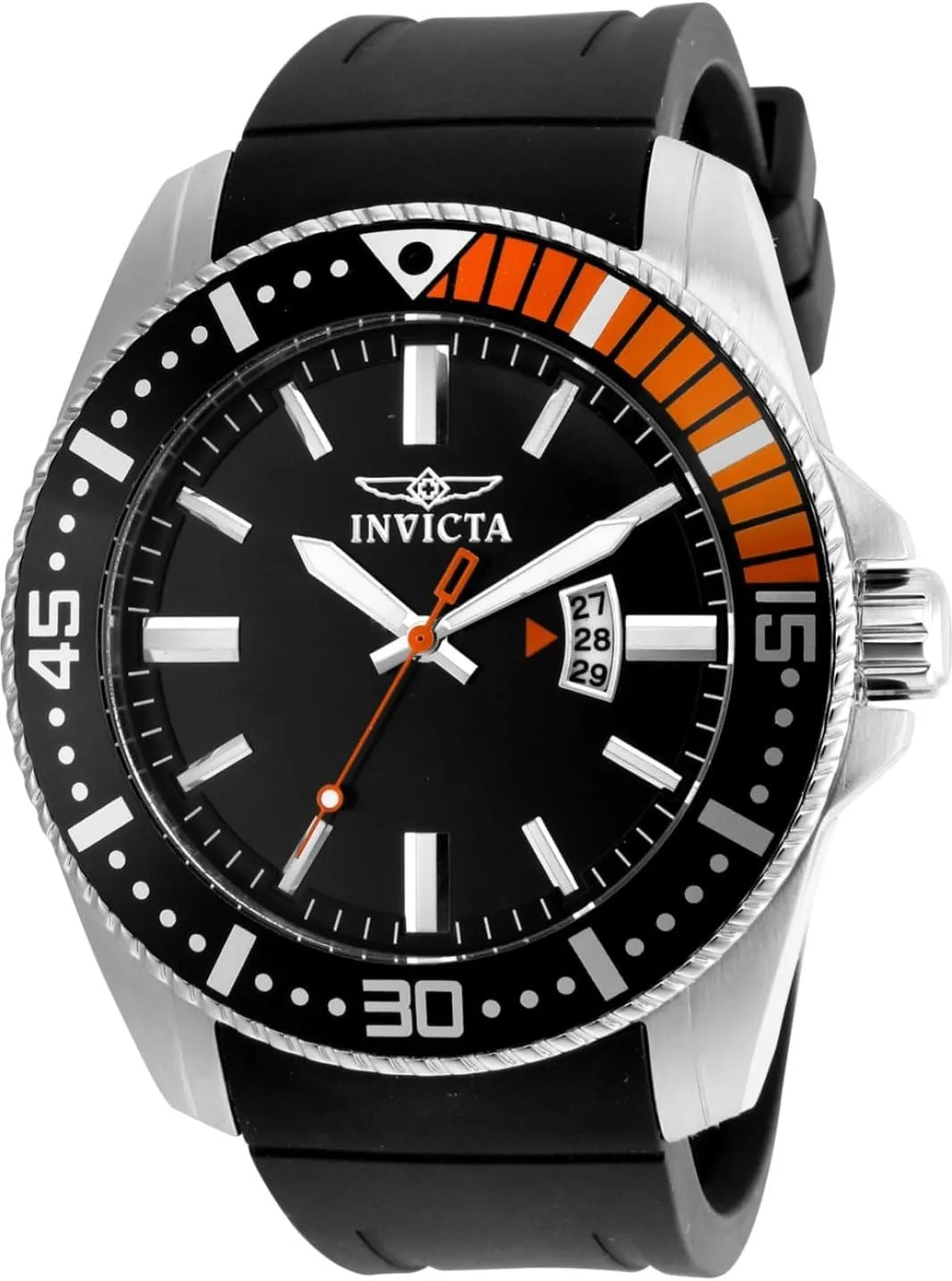Invicta Men's 21392 Pro Diver Analog Display Quartz Black Watch