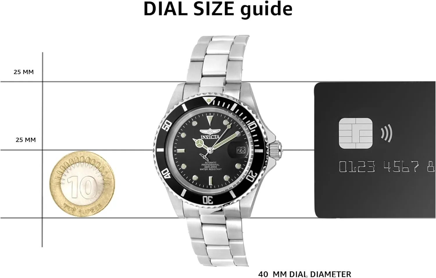 Invicta Men's Pro Diver Collection Coin-Edge Automatic Watch